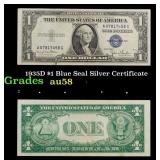 1935D $1 Blue Seal Silver Certificate Grades Choic