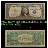 **Star Note** 1957 $1 Blue Seal Silver Certificate