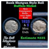 Buffalo Nickel Shotgun Roll in Old Bank Style 