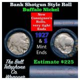 Buffalo Nickel Shotgun Roll in Old Bank Style 
