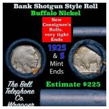 Buffalo Nickel Shotgun Roll in Old Bank Style 