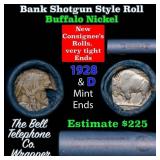 Buffalo Nickel Shotgun Roll in Old Bank Style 