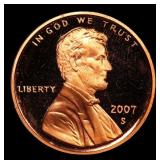 2007-s Proof Lincoln Cent 1c Grades GEM++ Proof De