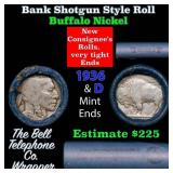 Buffalo Nickel Shotgun Roll in Old Bank Style 