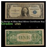 1935G Key To Series $1 Blue Seal Silver Certificat