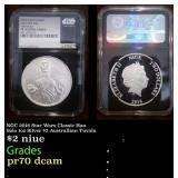 NGC 2016 Star Wars Classic Han Solo 1oz Silver $2