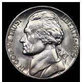 1974-p Jefferson Nickel 5c Grades GEM++ Unc