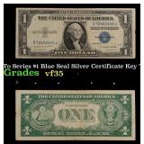 1935G Key To Series $1 Blue Seal Silver Certificat