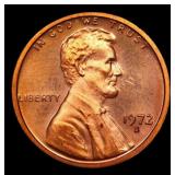 1972-s Proof Lincoln Cent 1c Grades GEM++ Proof De