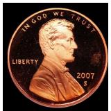2007-s Proof Lincoln Cent 1c Grades GEM++ Proof De
