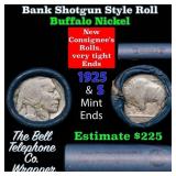 Buffalo Nickel Shotgun Roll in Old Bank Style 