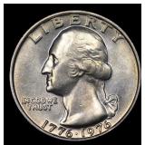 1976-p Washington Quarter 25c Grades GEM+ Unc