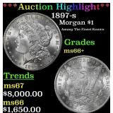 1897-s Morgan Dollar $1 ms66+ SEGS