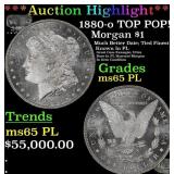 1880-o Morgan Dollar TOP POP! $1 ms65 PL SEGS