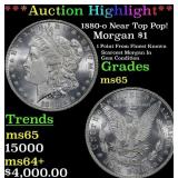 1880-o Morgan Dollar Near Top Pop! $1 ms65 SEGS