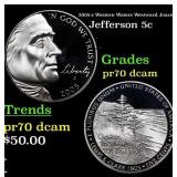 2005-s Western Waters Proof Jefferson Nickel Westw