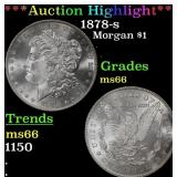 1878-s Morgan Dollar $1 ms66 SEGS