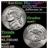 ***Auction Highlight*** 2004-p Peace Medal Jeffers