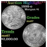 1898-o Morgan Dollar $1 ms67 SEGS
