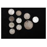 Group of 10 Coins - 3x Venezuela 25 Centimos, 50 C