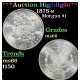 1878-s Morgan Dollar $1 ms66 SEGS