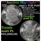 1880-o Morgan Dollar TOP POP! $1 ms65 PL SEGS