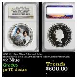 NGC 2011 Star Wars Colorized Luke Skywalker & Leia