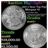 1887-o Morgan Dollar Near Top Pop! $1 ms65+ SEGS