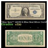 **Star Note** 1957B $1 Blue Seal Silver Certificat