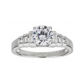 Decadence Sterling SIlver Rhodiun 7mm Round Big wi
