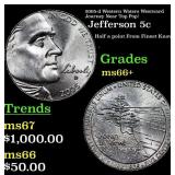 2005-d Western Waters Jefferson Nickel Westward Jo