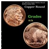 1oz .999 Fine Copper Bullion Round - Buffalo Nicke