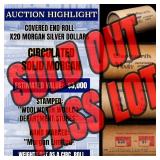 High Value! - Covered End Roll - Marked " Morgan L