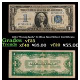 1934 "Funnyback" $1 Blue Seal Silver Certificate G