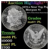 1879-s Morgan Dollar Near Top Pop! $1 ms67+ PL SEG