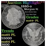 1880-o Morgan Dollar $1 ms64+ PL SEGS