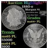 1880-o Morgan Dollar $1 ms64+ PL SEGS