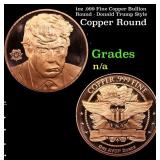 1oz .999 Fine Copper Bullion Round - Donald Trump