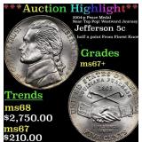 ***Auction Highlight*** 2004-p Peace Medal Jeffers