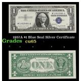 1957A $1 Blue Seal Silver Certificate Grades Gem C