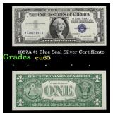 1957A $1 Blue Seal Silver Certificate Grades Gem C