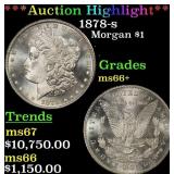 1878-s Morgan Dollar $1 ms66+ SEGS