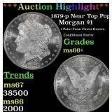 1879-p Morgan Dollar Near Top Pop! $1 ms66+ SEGS