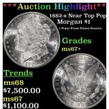 1882-s Morgan Dollar Near Top Pop! $1 ms67+ SEGS