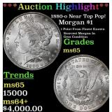 1880-o Morgan Dollar Near Top Pop! $1 ms65 SEGS