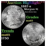 1887-s Morgan Dollar $1 ms65 SEGS
