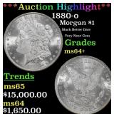 1880-o Morgan Dollar $1 ms64+ SEGS