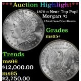 1879-o Morgan Dollar Near Top Pop! $1 ms65+ SEGS