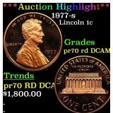 ***Auction Highlight*** 1977-s Proof Lincoln Cent