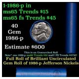 BU Shotgun Jefferson 5c roll, 1980-d 40 pcs Bell T